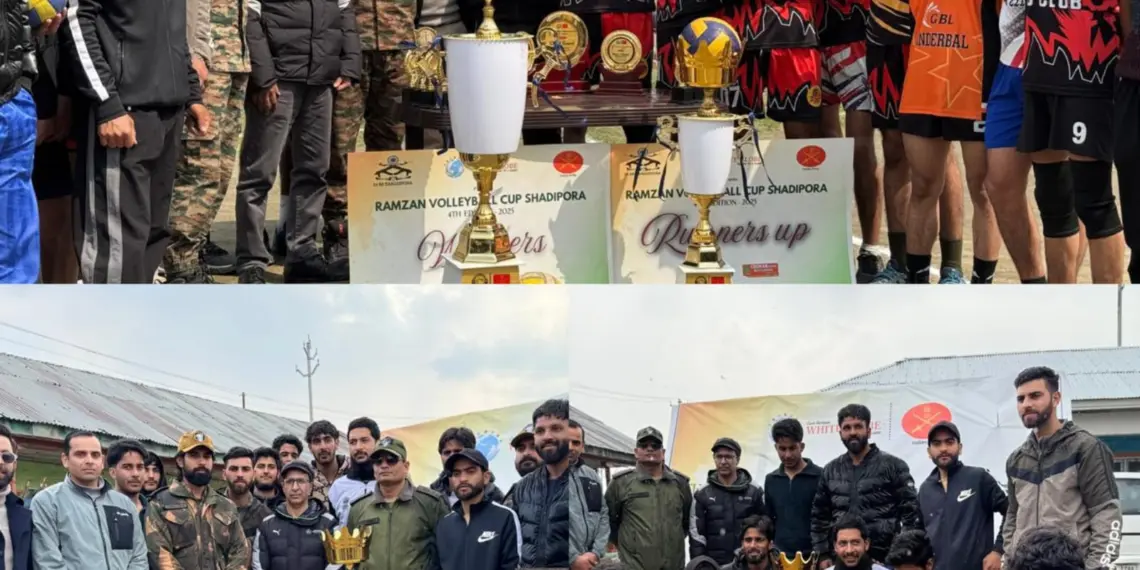 4th Ramzan Volleyball Cup Concludes in Shadipora with Message Against Drug Abuse