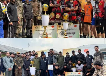 4th Ramzan Volleyball Cup Concludes in Shadipora with Message Against Drug Abuse