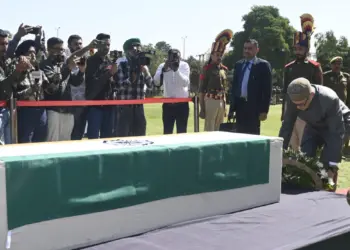 CM Omar Abdullah pays homage to Kathua encounter martyrs, stands in solidarity with families