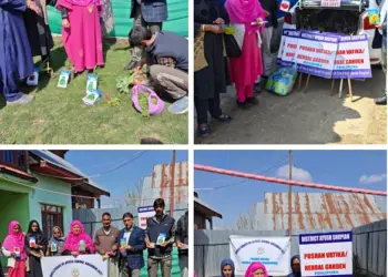 Seeds, Herbs & Saplings distributed to promote Poshan Vatikas in Tribal areas of Shopian