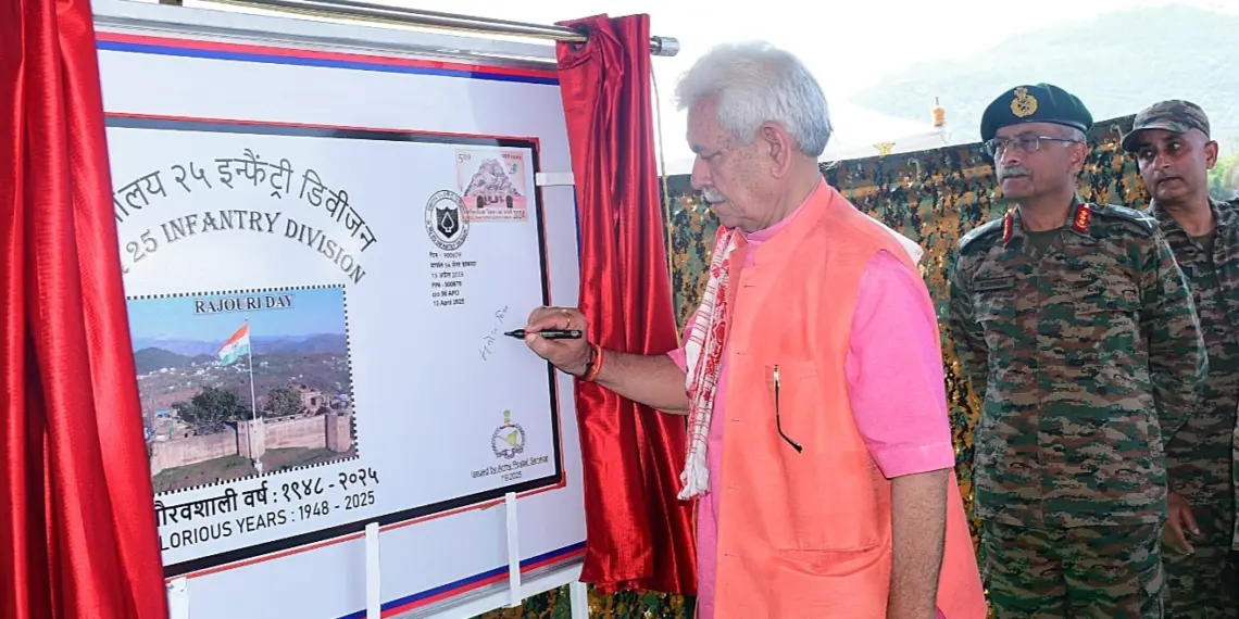 The nation is grateful to the real heroes for invaluable sacrifices they have made: LG Sinha