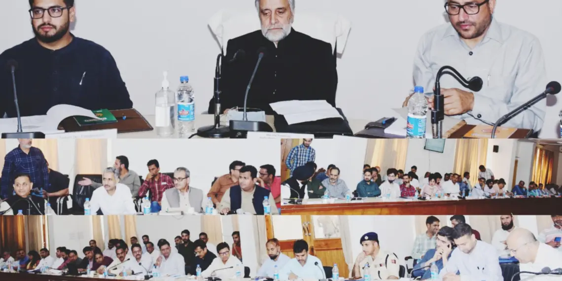 DISHA meeting: MP Mian Altaf reviews progress of developmental projects in Rajouri
