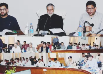 DISHA meeting: MP Mian Altaf reviews progress of developmental projects in Rajouri