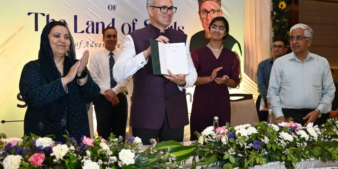 CM Abdullah releases book by 15-year-old author Laranya R Kumar