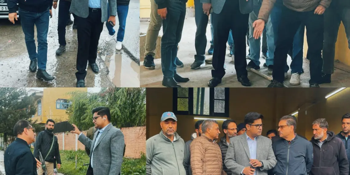 Commissioner SMC inspects Dewatering Operations in Srinagar