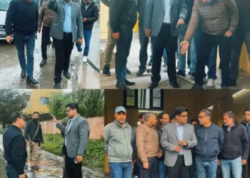 Commissioner SMC inspects Dewatering Operations in Srinagar