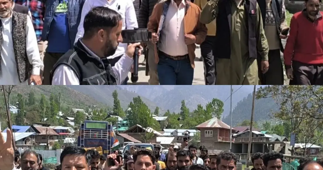 کلاروس کپواڑہ میں پہلگام سانحہ کے خلاف ہزاروں افراد نے ایک مضبوط احتجاجی ریلی میں حصہ لیا۔