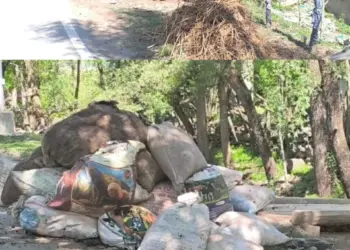 کلاروس لشٹیال میں PMGSY سڑک پر گندگی کے ڈھیر، عوام پریشان مقامی انتظامیہ سے فوری صفائی اور کارروائی کی مانگ.