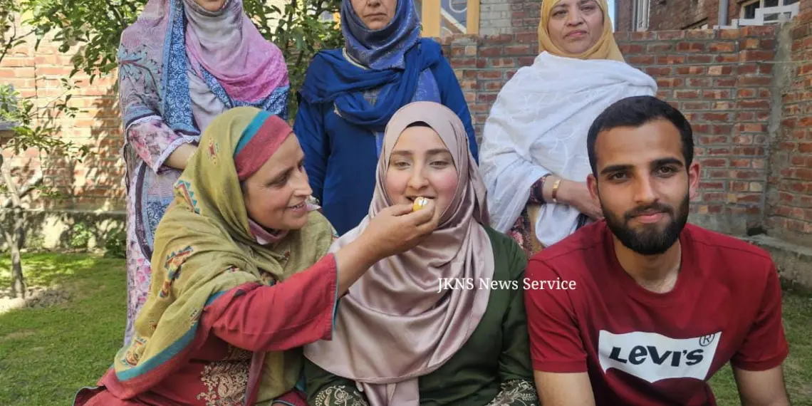 Sgr Girl Shines: Areeza Javaid tops J&K class 12 Arts Stream