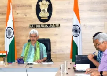 LG Sinha Vows Decisive Action Against Terror Network in High-Level Security Review