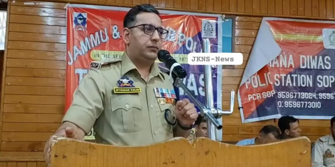 No Place for Fake News Spreaders, Drug Peddlers, Lawbreakers in Sopore: SP Iftikhar Talib