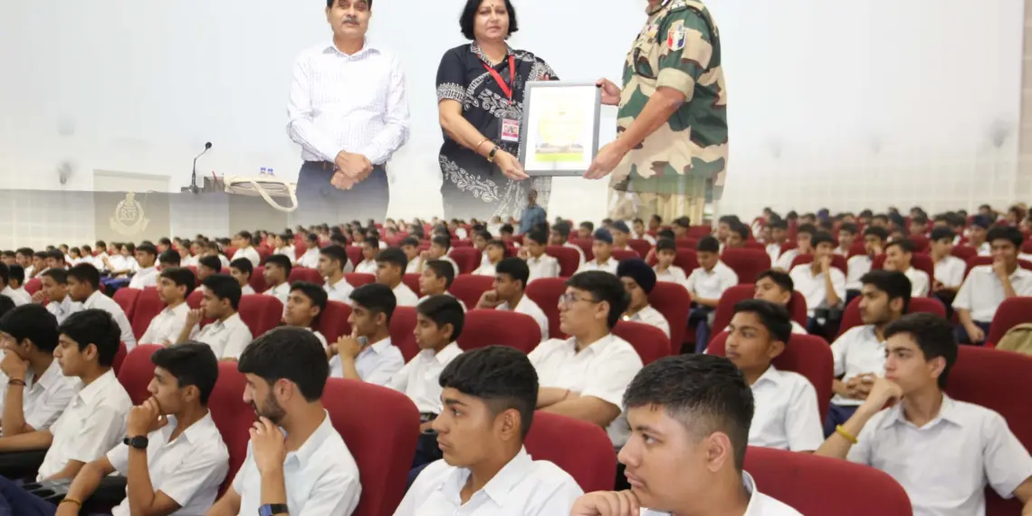 Advocate Neeta Verma Delivers Impactful Motivational Session at BSF School, paloura, Jammu.
