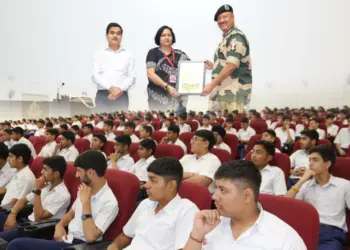 Advocate Neeta Verma Delivers Impactful Motivational Session at BSF School, paloura, Jammu.