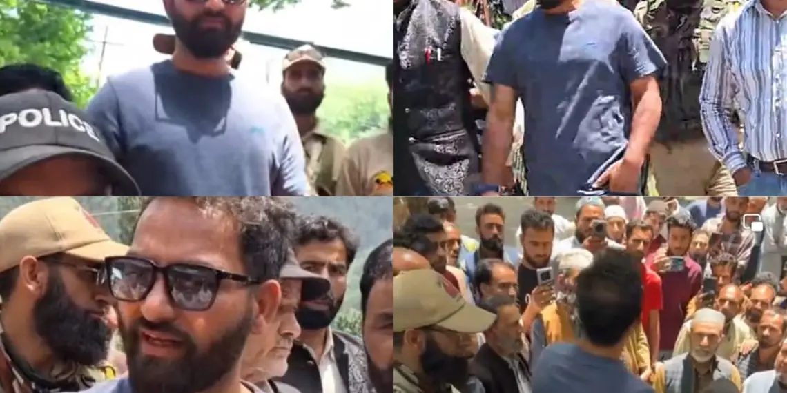 AAP’s Mehraj Malik Visits Karnah, Seeks Bunkers, Relief for Border Villagers