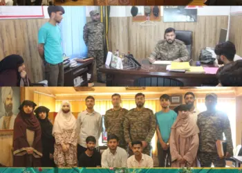 Indian Army Engages JKSSS Scholars from Kupwara in Counselling Session, Reaffirms Commitment to Youth Empowerment