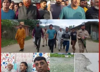 ADC Sopore Visits Tujar Rafiabad Constituency. Assess Watlab Chetkak Road Conditions