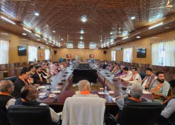 “BJP Celebrates 11 Years of Modi Rule with Plantation Drive, Pledges Grassroots Outreach in Baramulla