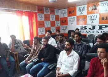 BJP Kashmir holds meet of media, social-media & IT to boost ‘Viksit Bharat Ka Amrit Kaal’ campaign in Srinagar