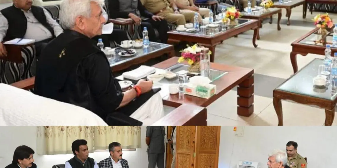 Amarnath Yatra a Symbol of Kashmiriyat, Tourist Spots to Reopen in Phases: LG Sinha Assures Delegation at Pahalgam Club