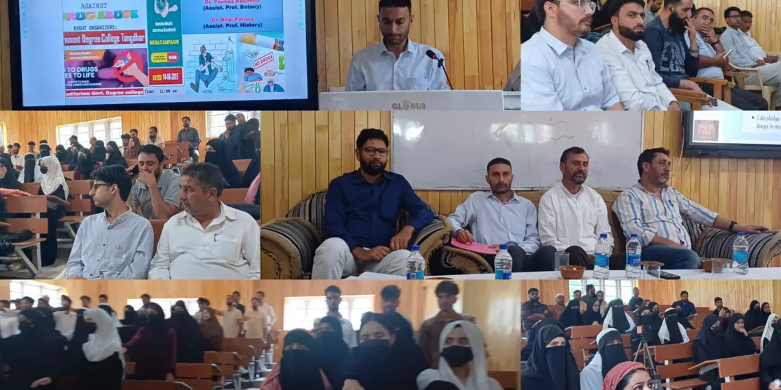 GDC Tangdhar Hosts Powerful Anti-Drug Campaign Under ‘Nasha Mukt Bharat Abhiyaan’