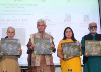 LG Unveils ‘Reimagining Jammu & Kashmir’ Book, Showcasing Region’s Journey of Peace and Progress