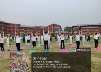 Delhi Public School Srinagar Hosts Yoga Day Event, Emphasizing Health and Harmony