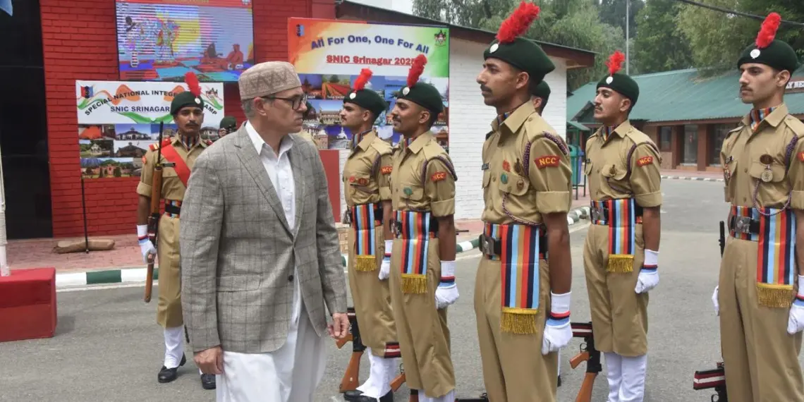 CM Omar Abdullah Underscores Unity and Leadership at NCC Camp in Srinagar