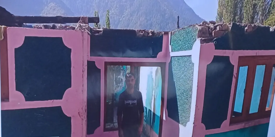 کراس بارڈر شیلنگ میں متعدد مکانات تباہ: متاثرین مرکزی حکومت کی منظور شدہ معاوضے کے منتظر