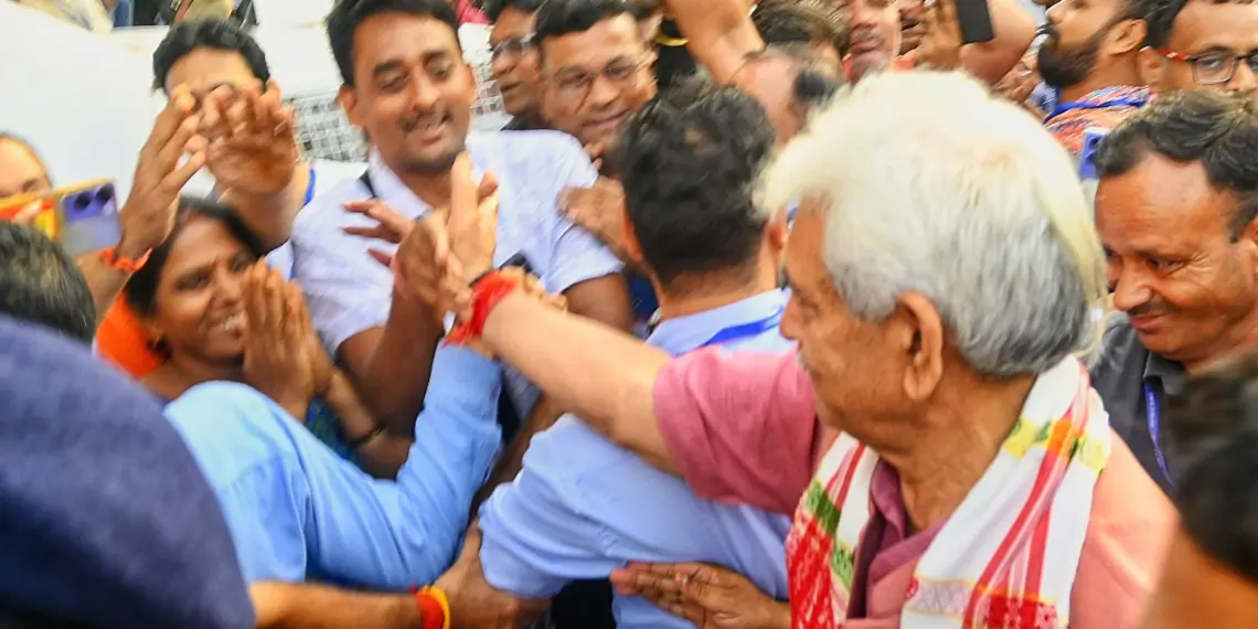 Amarnath Yatra-2025: LG Sinha visits Yatri Niwas at Bhagwati Nagar Jammu, reviews arrangements for Pilgrims