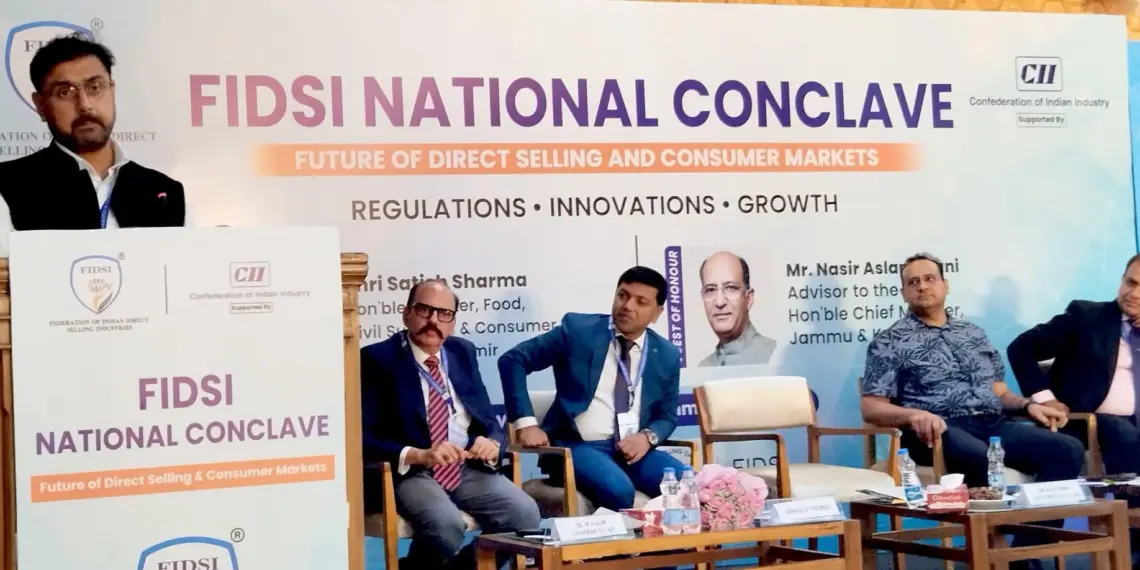 Minister Satish Sharma Bats for Direct Selling as Engine of Growth and Youth Empowerment in J&K