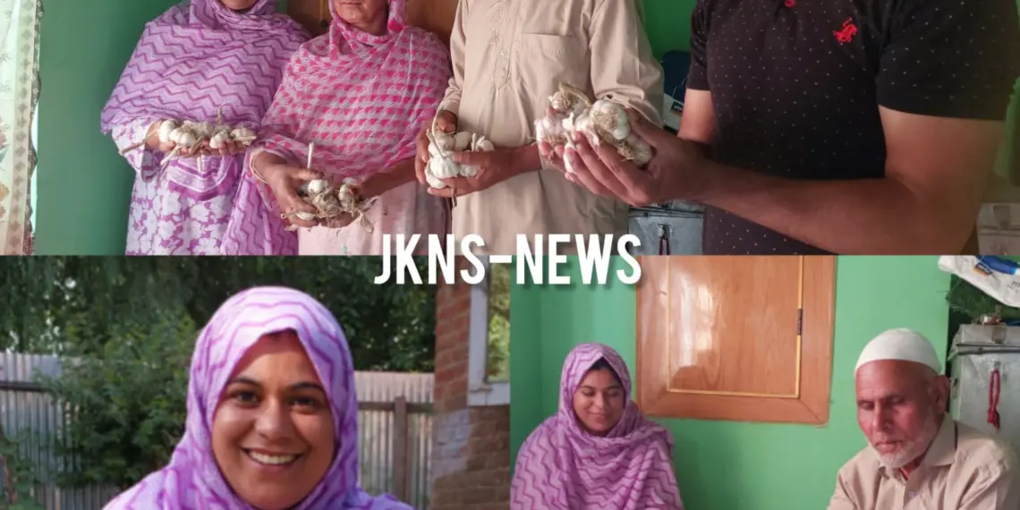‘Garlic Girl of Kupwara’: BBA Graduate Humaira Inspires Youth with Innovative Farming