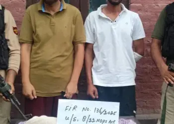 Sopore Police Arrest Two Drug Peddlers, Seize Psychotropic Substances