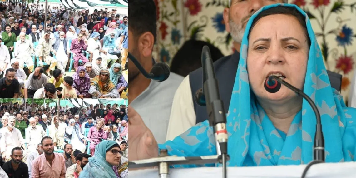 Sakeena Itoo Visits Zangalpora, Reviews Developmental Needs