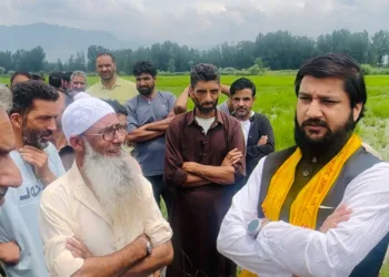 SBSP State President Vivek Bali Visits Bijbehra, Assures Action on Agriculture Land Issues