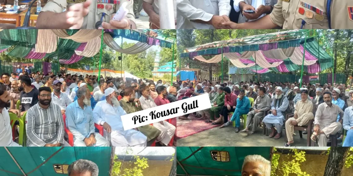 SSP Kulgam Chairs PCPG Meeting at Sangran Village, Qazigund