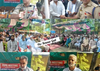 SSP Kulgam Chairs PCPG Meeting at Sangran Village, Qazigund