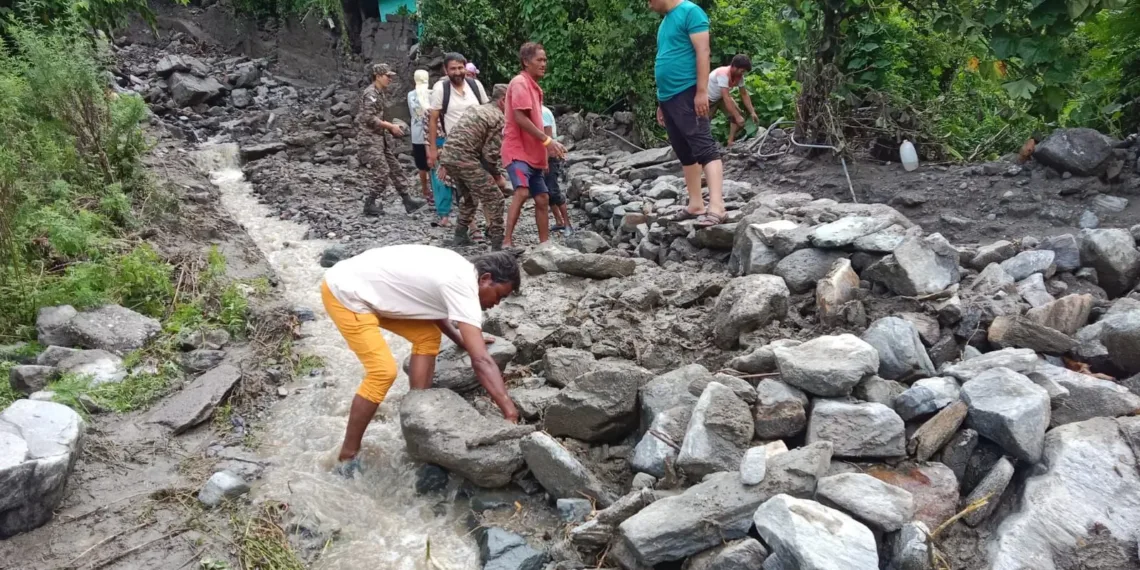 Tharali Cloud Burst: Houses Damaged, Girl Missing in Chamoli