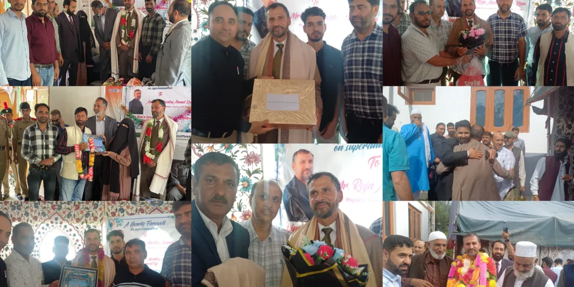 Raja Mushtaq Ahmad Khan Bids Farewell After Decades of Service in Tangdar