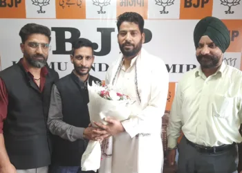BJP Leaders Felicitate Er. Aijaz Hussain on Minority Morcha Role