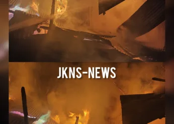 Cow Shed, Tin Shed Damaged in Fire Incident at Mundji Sopore