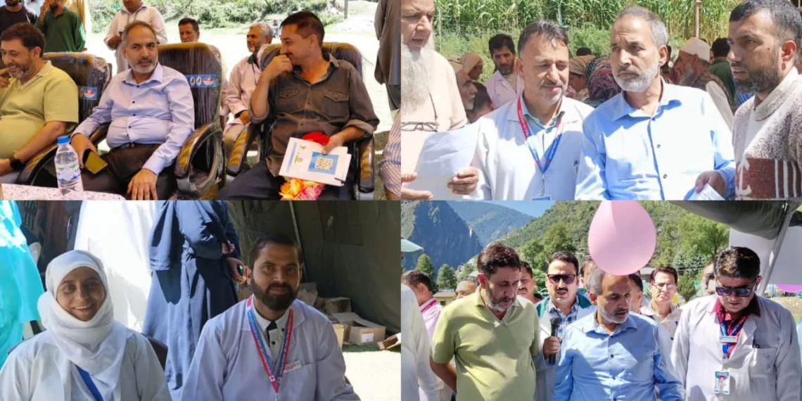 Healthcare Camp Brings Relief to Karnah Border Villages