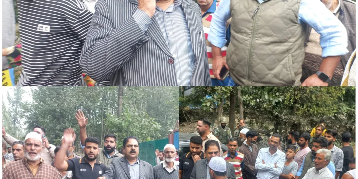Former MLA Mohammad Amin Bhat Visits Flood-Affected Areas in Devsar, Urges Government to Act Swiftly