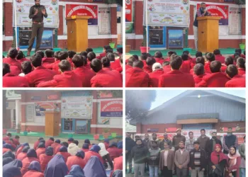 Budgam Police Organizes Cybercrime Awareness Programme at JNV Khanpora under National Cyber Security Awareness Month (NCSAM)