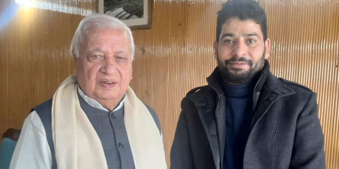 Er. Aijaz Hussain Calls on Hon’ble Governor of Bihar Arif Mohammad Khan in Srinagar