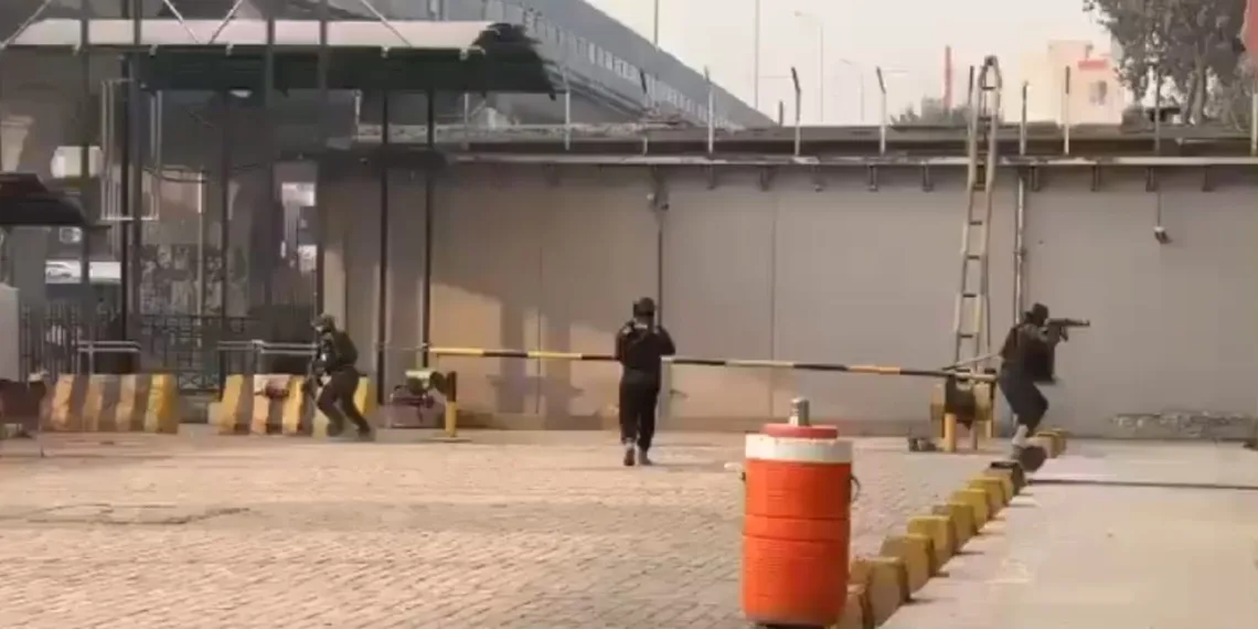 3 Security Personnel Killed in Suicide Attack at Paramilitary HQ in Peshawar