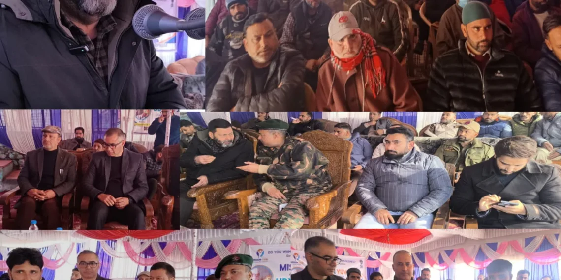 District Administration Kupwara Organizes Mission YUVA Special Outreach Programme at Tangdar