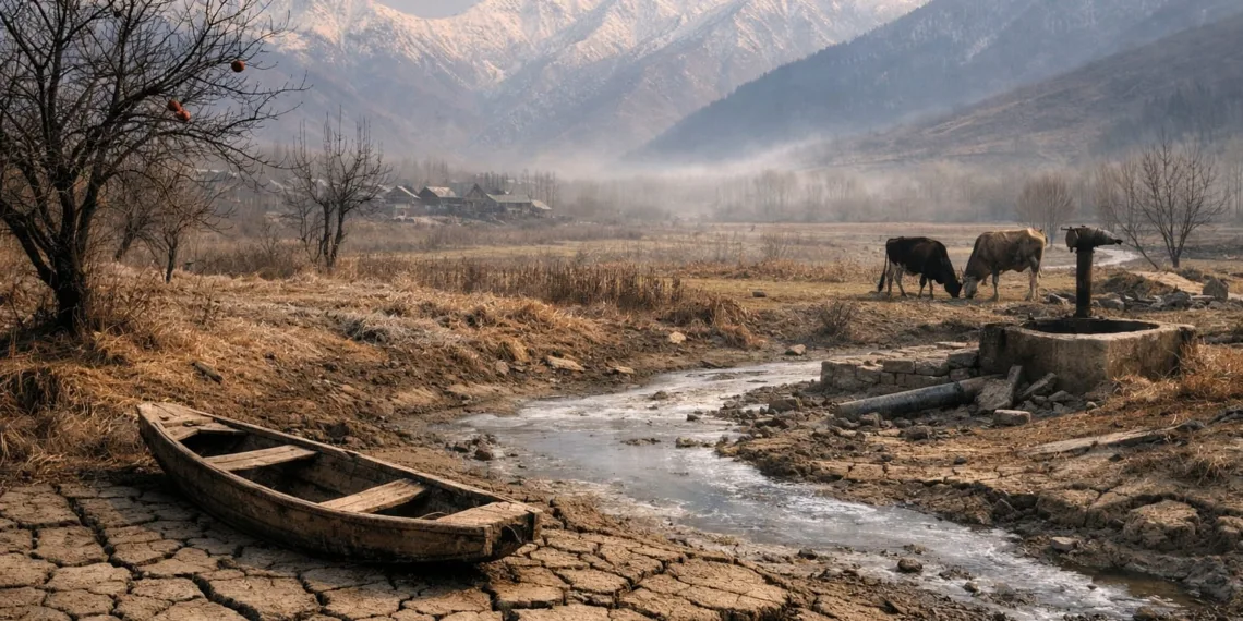 Winter Turns Bone-Dry in J&K as Rainfall Plunges by 85%