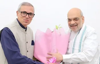 CM Omar Abdullah Holds Meeting with Home Minister Amit Shah in Delhi