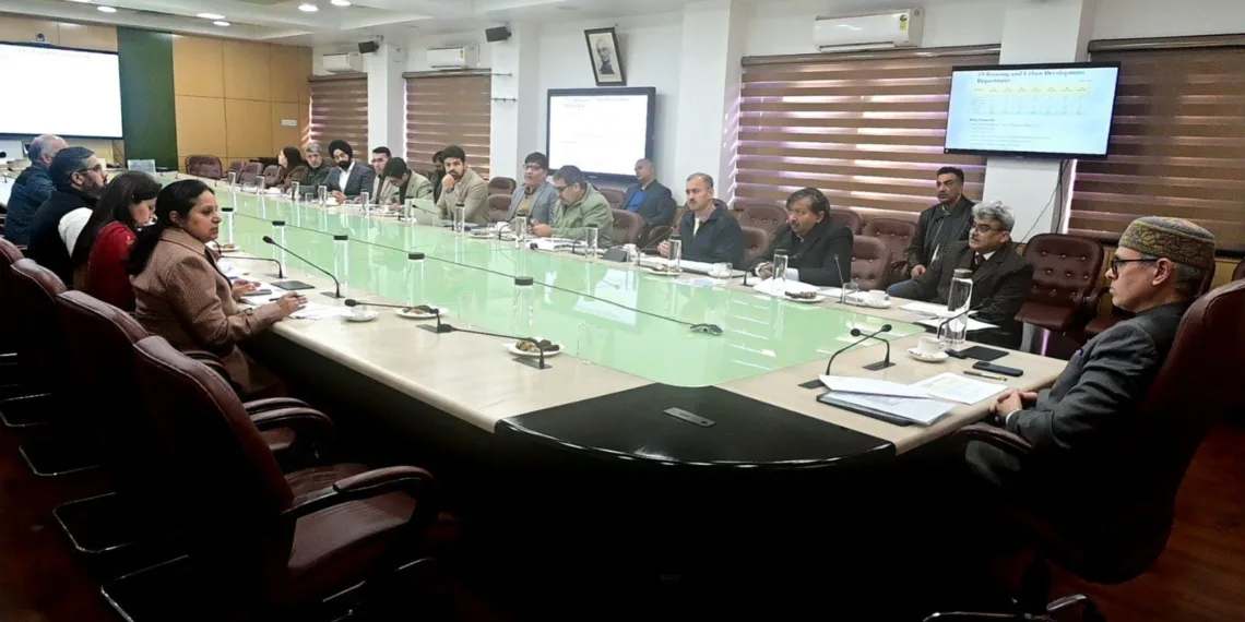 CM Omar Abdullah Chairs Pre-Budget Consultations With Key Departments Ahead of Budget Session