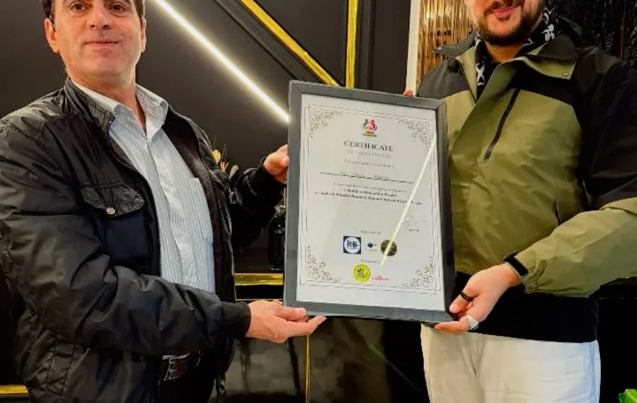 Faizan Mohammad Honoured with Certificate of Appreciation by Director Industries & Commerce, Ladakh